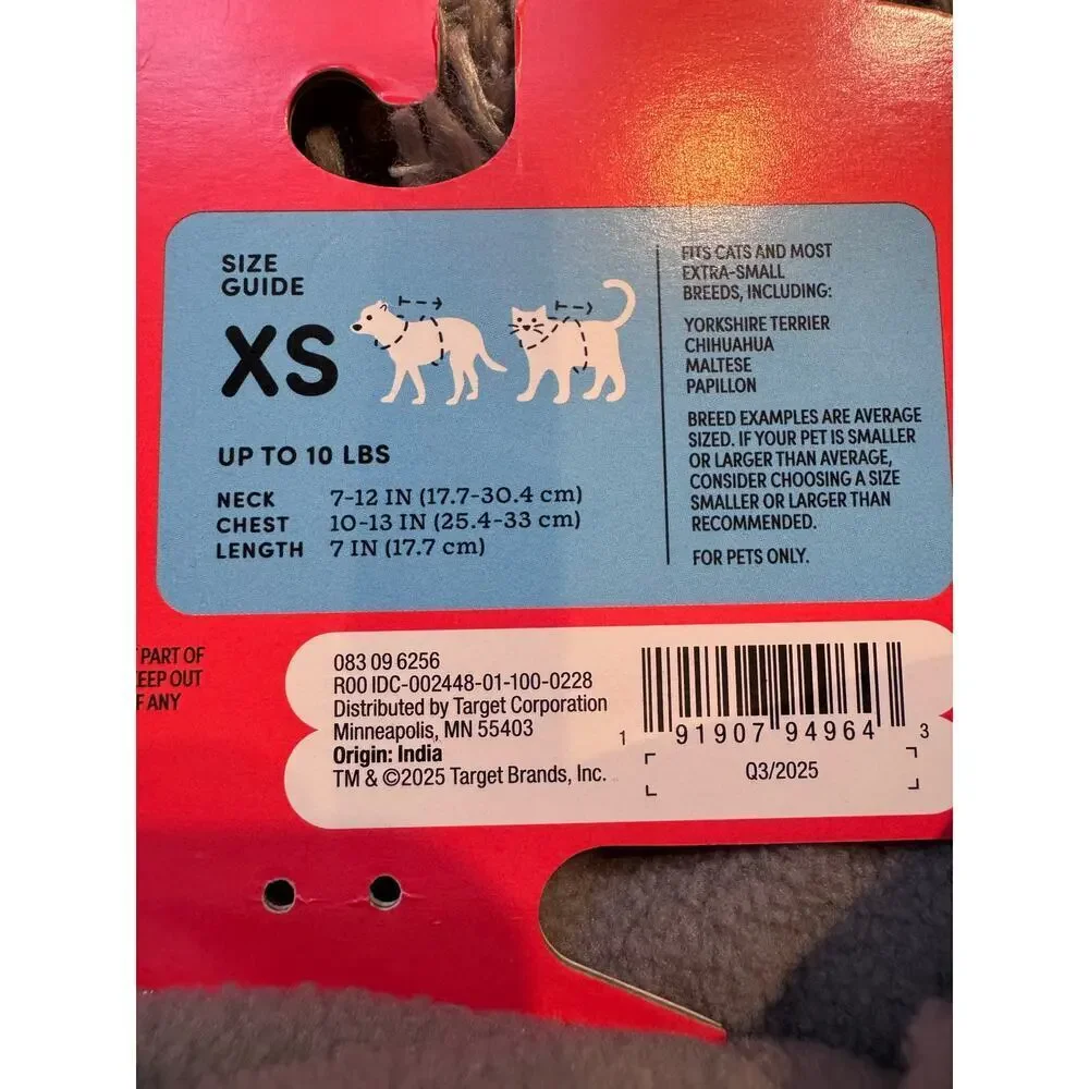 Boots & Barkley Silver Dog Coat – Size XS – NWT0